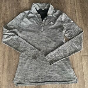 GRAY NIKE GOLF SHIRT, GREENBRIAR LOGO